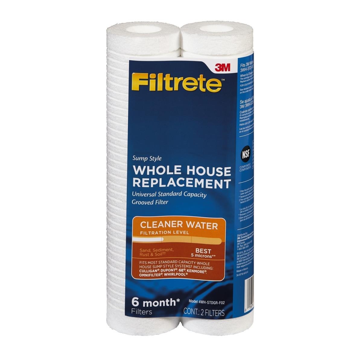 - 4wh - Stdgr - F02 Standard Whole House Replacenment Filter - Pack Of 2