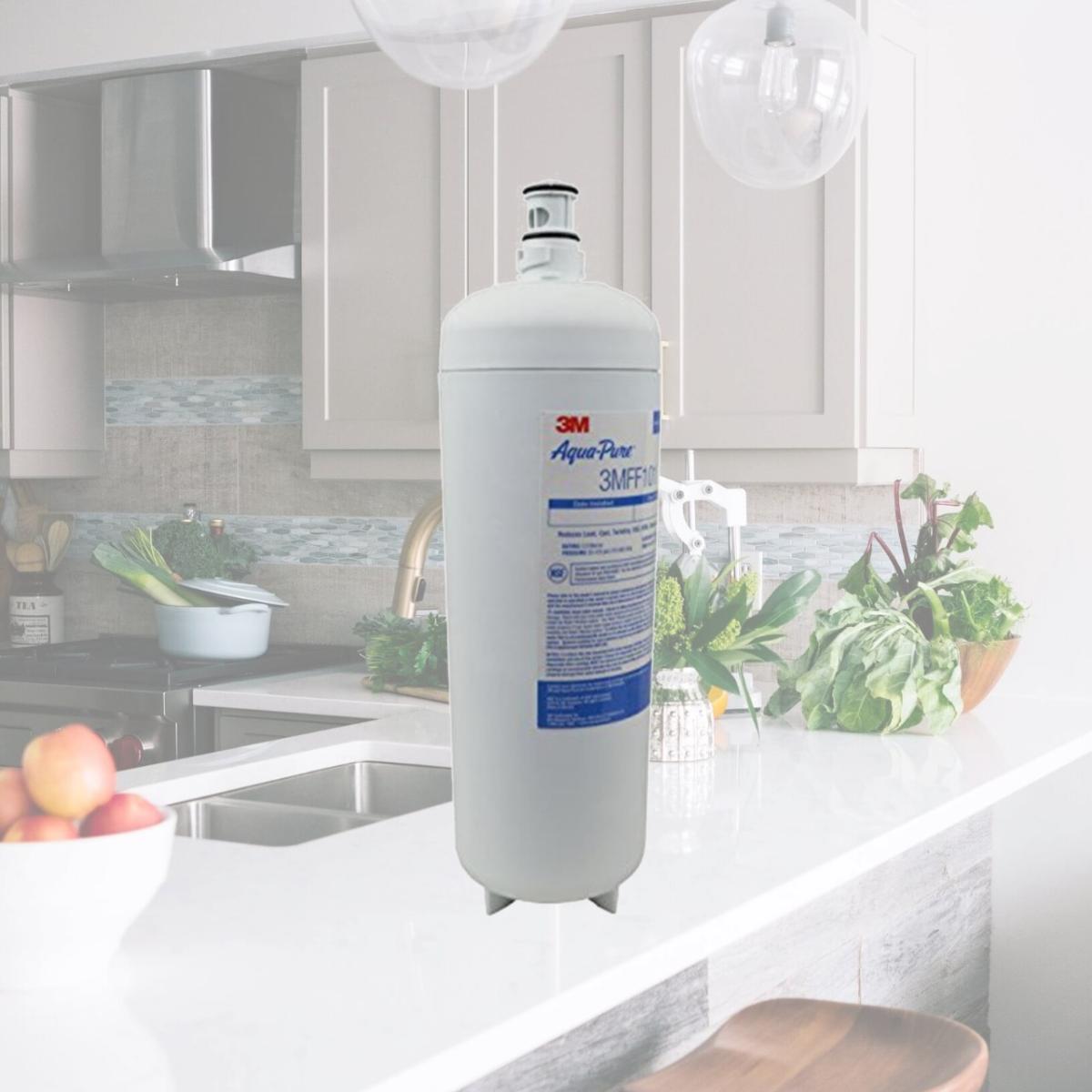 Picture of Commercial Water Distributing AQUA-PURE-3MFF101 Aqua-Pure Replacement Water Filter Cartridge - White