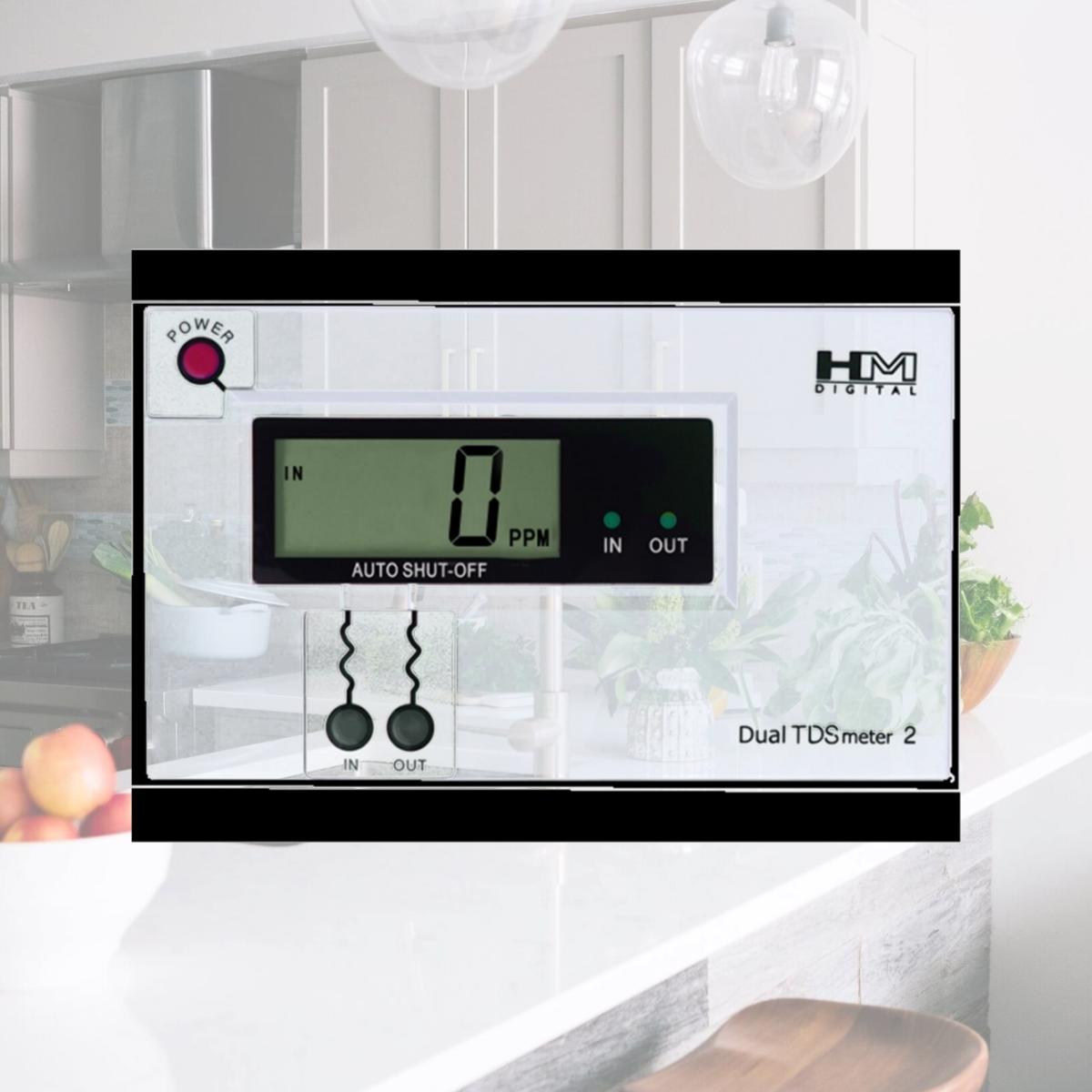 Picture of Commercial Water Distributing HM-DIGITAL-DM-2 Commercial In-Line Dual TDS Monitor