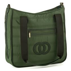 2314 Quilted Diaper Bag - Green