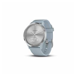 Garmin Usa 010-01850-18 Vivomove Hr Sport Watch - Silver With Seam Foam Silicone