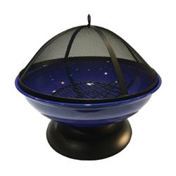 Lf272ablue Sphere Fire Bowl, Blue