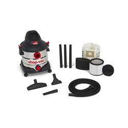 UPC 026282030085 product image for Shop-Vac 5979403 8 gal 6.0 Peak HP Stainless Wet Dry Vacuum, Black | upcitemdb.com