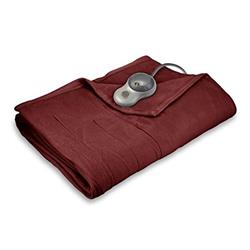 2090874 Quilted Fleece Heated Blanket With Dual Controls