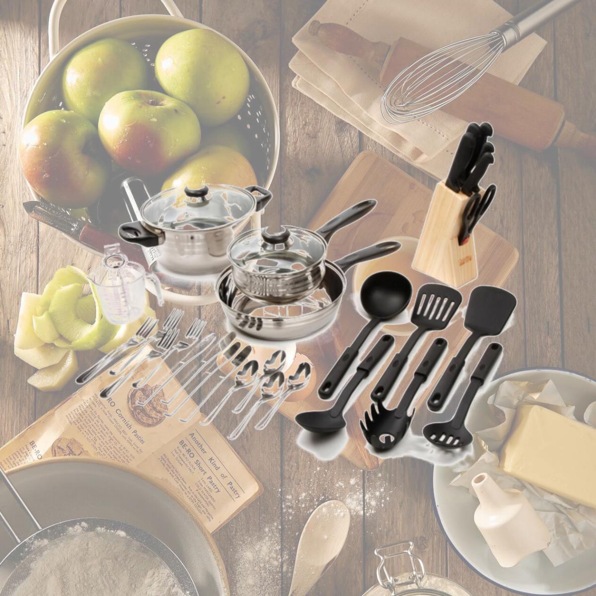 Picture of Gibson 89117.32 Lybra Cookware Combo Set, 32 Pc.
