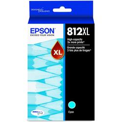 Epson America T812XL220-S T812 High Capacity Ink Cartridge with Sensormatic, Cyan