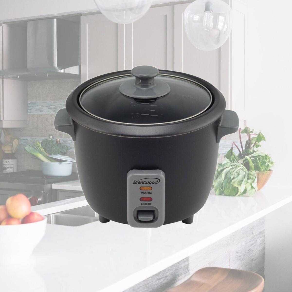 Picture of Brentwood TS-700BK 8 Cup Cooked Rice Cooker, Black