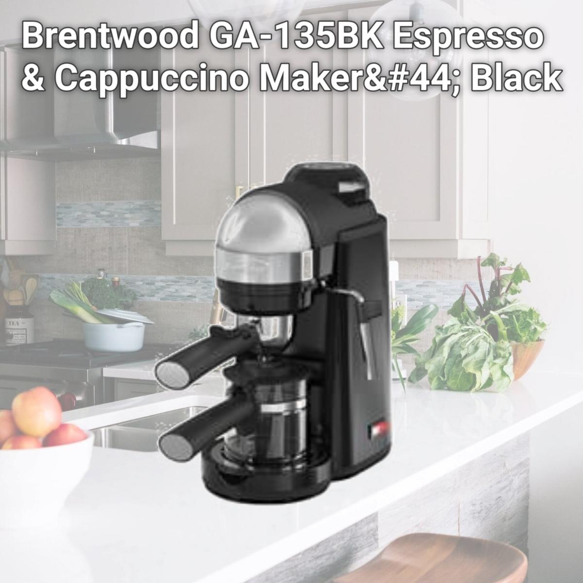 Picture of Brentwood GA-135BK Espresso & Cappuccino Maker, Black