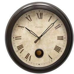 UPC 758218820124 product image for Instrument Wall Clock - Analog - Pendulum - Bronze & Plastic Case - Vintage Styl | upcitemdb.com