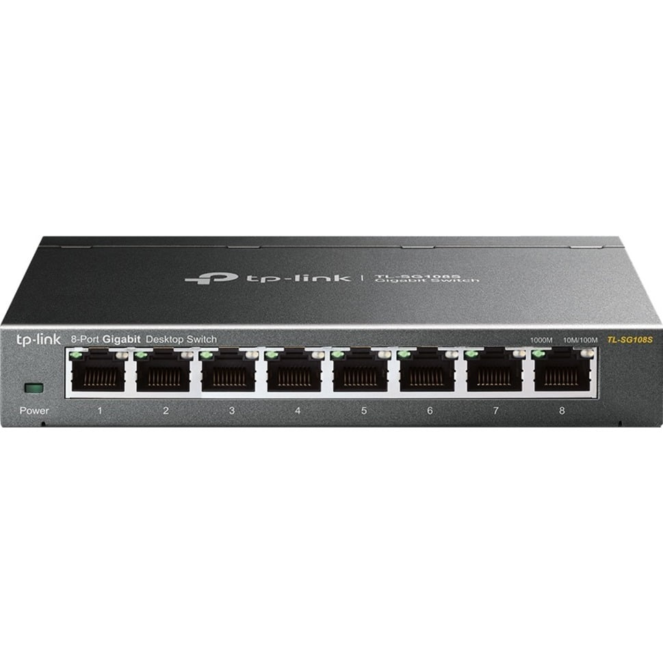 UPC 845973083526 product image for TP-Link TL-SG108S 8-Port 10-100-1000 Mbps Desktop Network Switch | upcitemdb.com