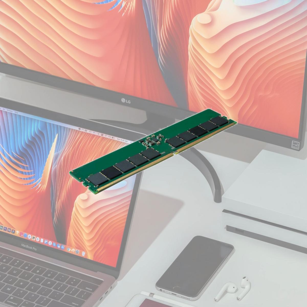 Picture of Kingston Technology KSM48R40BS4TMM-32HMR 32GB DDR5 1Rx4 Hynix M Rambus