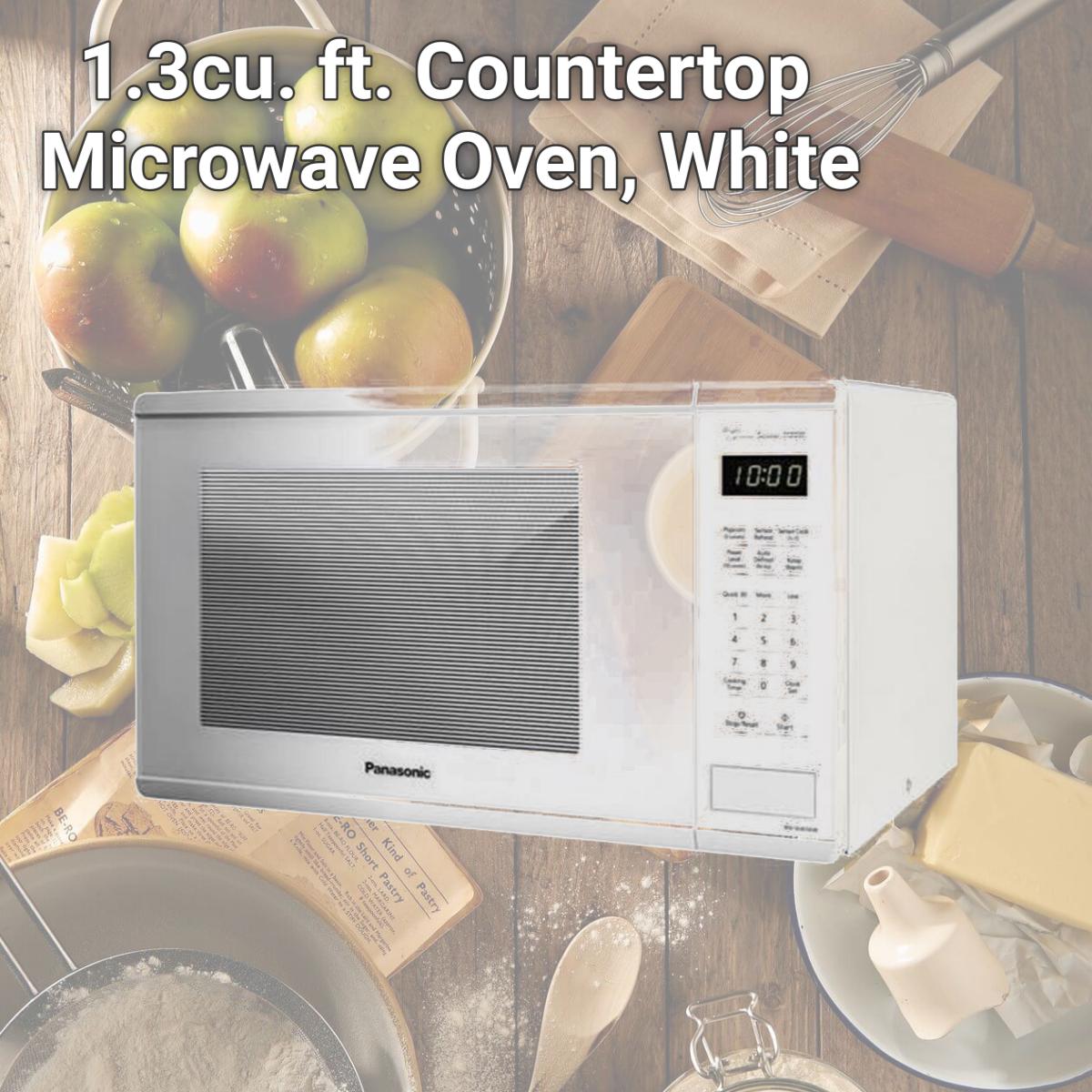 Picture of Panasonic Consumer NN-SU656W 1.3cu. ft. Countertop Microwave Oven, White