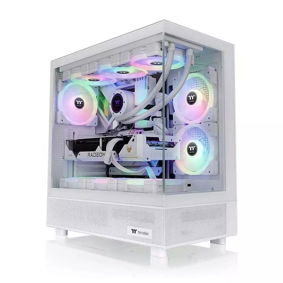 UPC 841163094204 product image for Thermaltake CA-1Y7-00M6WN-01 View 270 Plus Snow Mid Tower, RGB White | upcitemdb.com