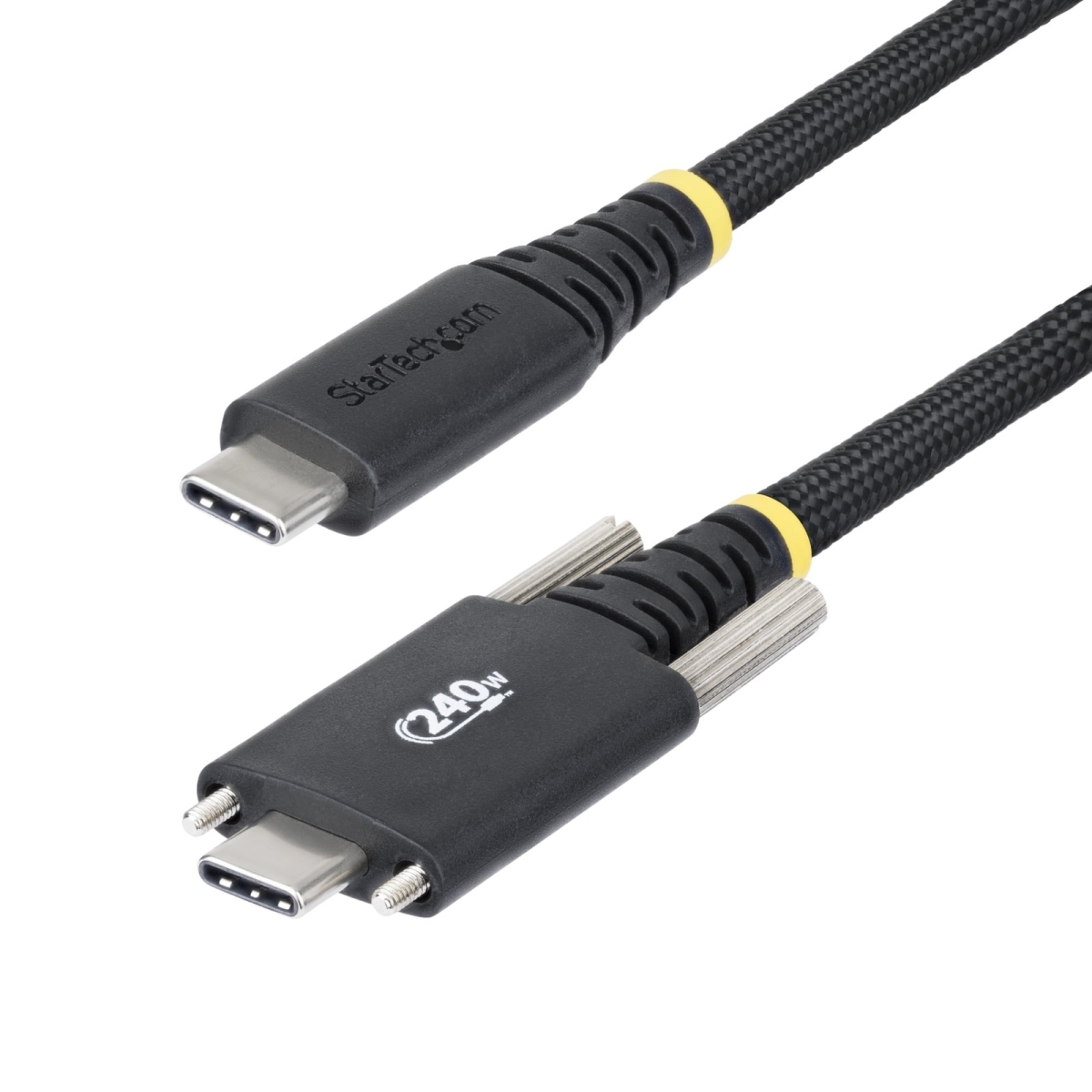 S2CEPR3M-USBSL-CABLE 10 ft. 240W 5A USB-C Charging Cable, Black