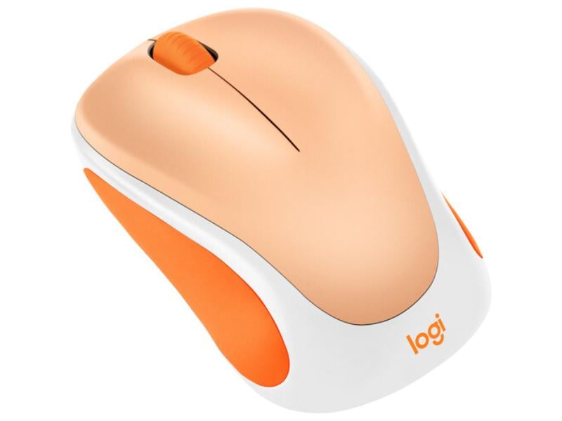 Logitech 910-007794 Design Collection Limited Edition Wireless Mouse, Light Orange