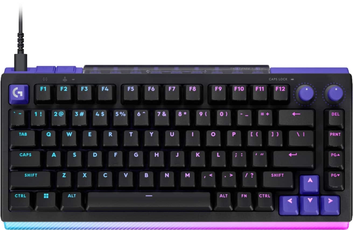 Logitech 920-013927 G512 x 75 Gaming Keyboard with Linear Switches, Black