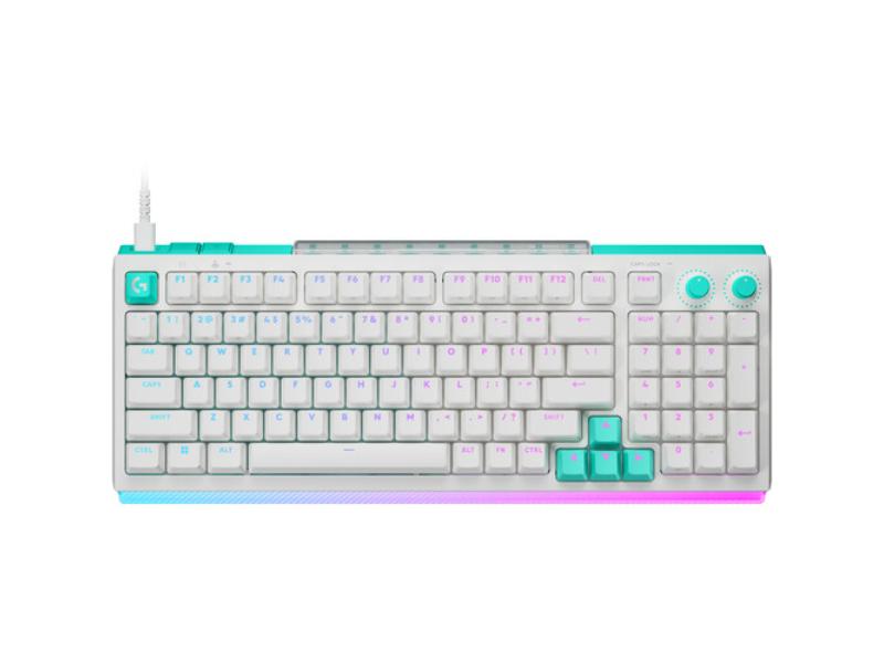Logitech 920-013996 G512 x 98 Dual Swap Mechanical Keyboard with Tactile Switches, White