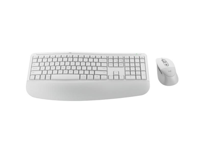 Logitech 920-013970 Signature Comfort Plus MK880 Wireless Keyboard & Mouse Combo, Off White