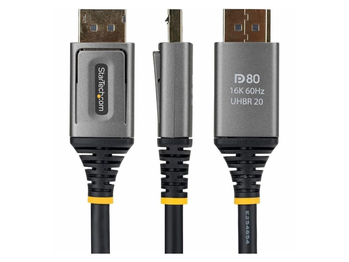 DP21V-5F-DP80-CABLE 5 ft. 10K-8K 60Hz VESA Certified DP54 DisplayPort 2.1 Cable, Black