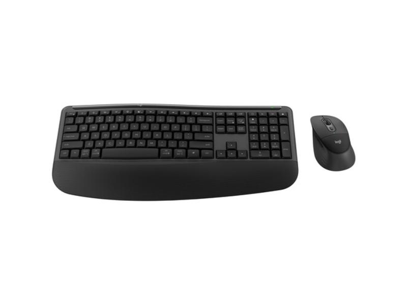 Logitech 920-013968 Signature Comfort Plus MK880 Wireless Keyboard & Mouse Combo, Black