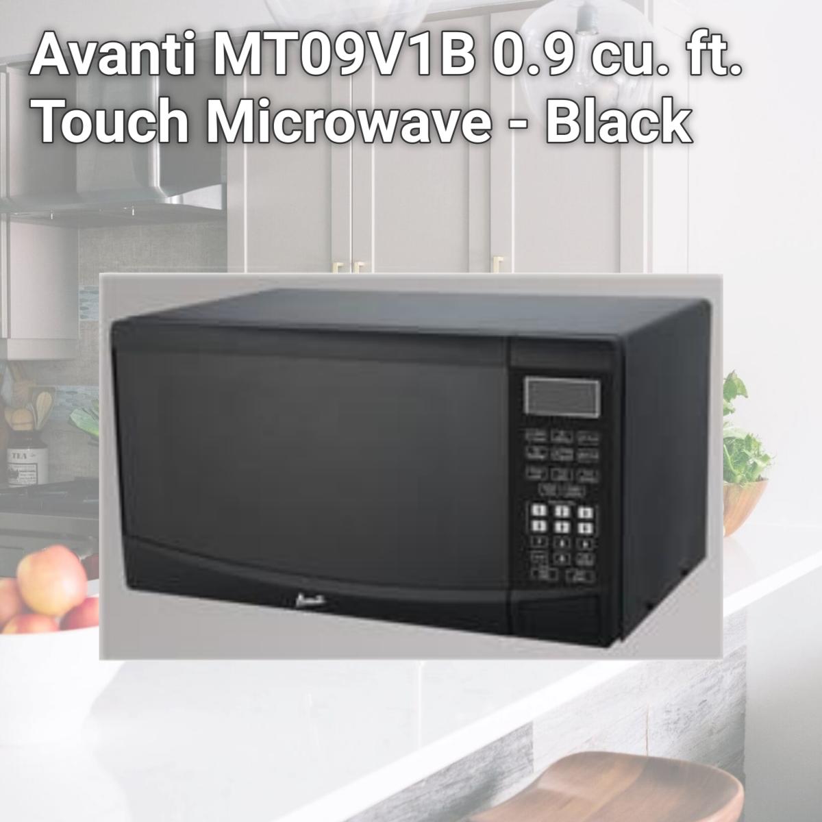 Picture of Avanti MT09V1B 0.9 cu. ft. Touch Microwave - Black