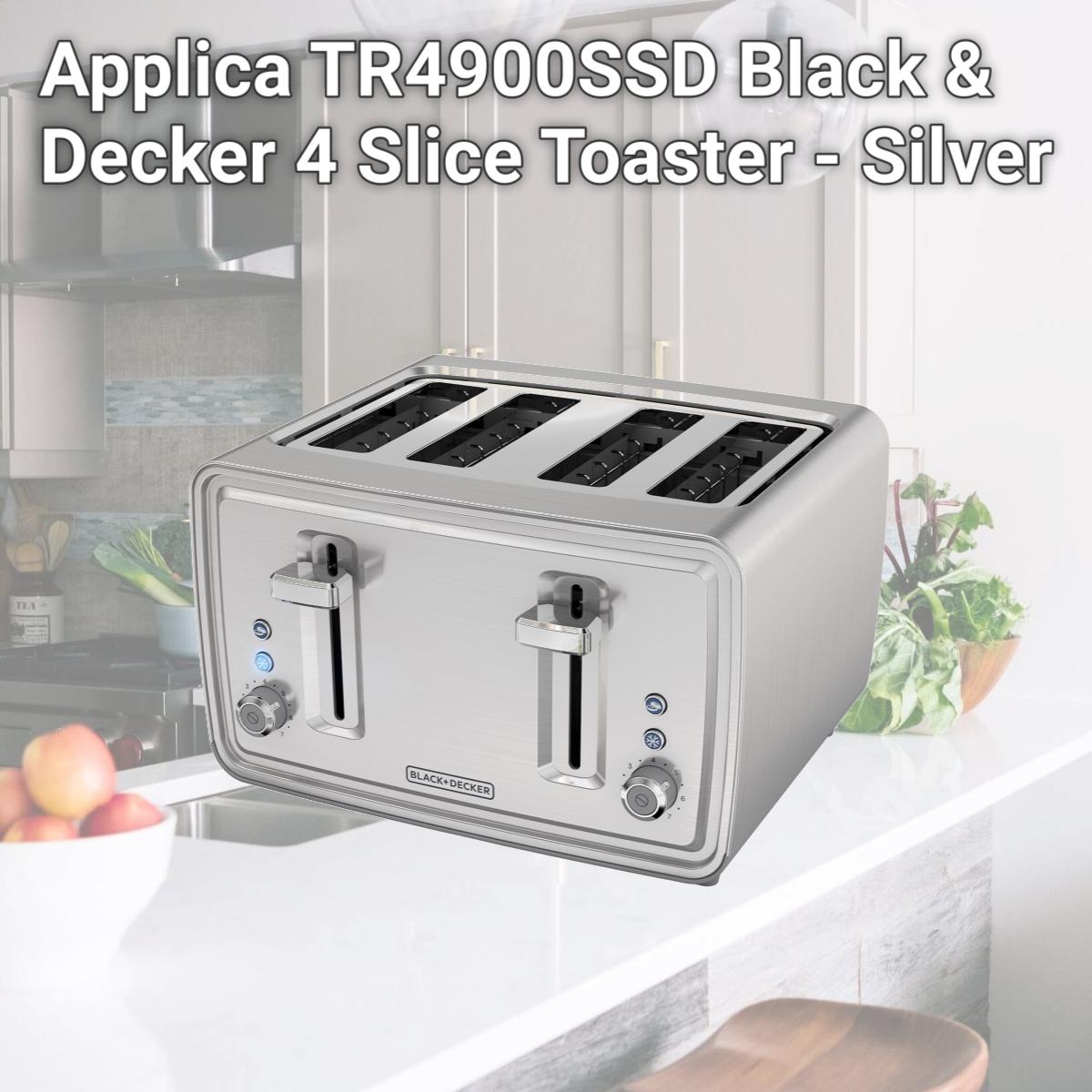 Picture of Applica TR4900SSD Black & Decker 4 Slice Toaster - Silver