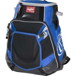 Rawlings VELOBK-R Baseball 2 Bat Equipment Backpack Royal