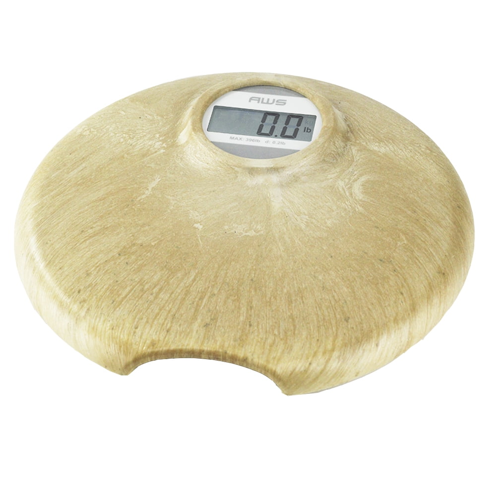 396tera Faux Marble Digital Personal Bathroom Scale With Battery