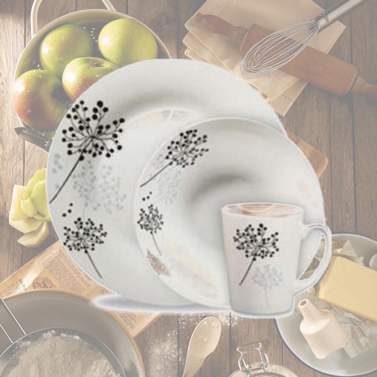Picture of Gibson 91698.12 Home Netherwood Dinnerware Set - 12 Piece