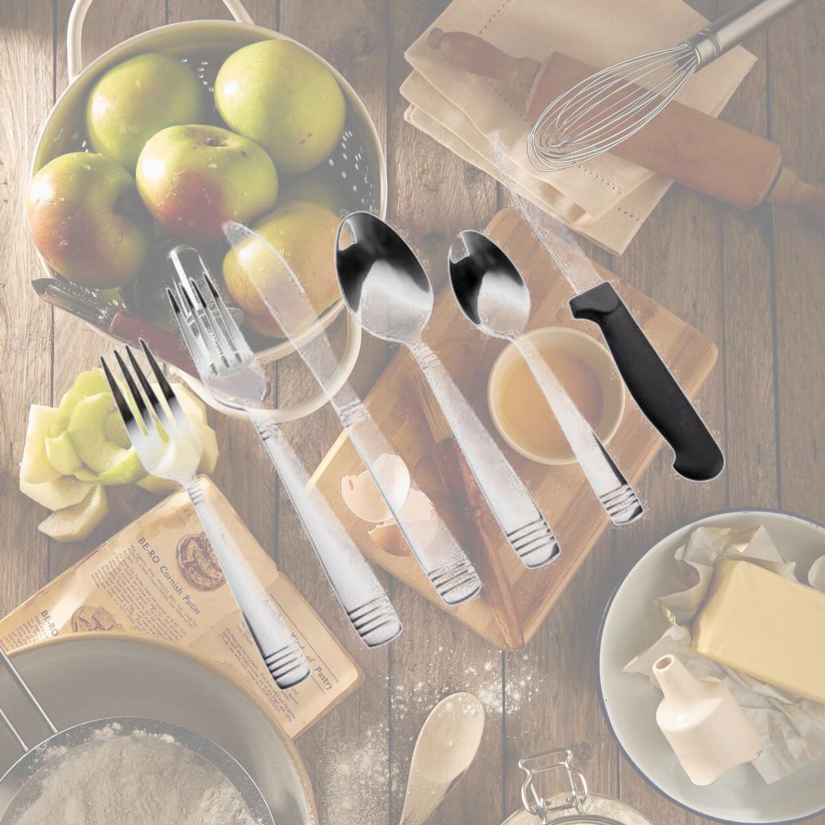 Picture of Gibson 91459.55 Palmore Plus Flatware Set, 55 Piece