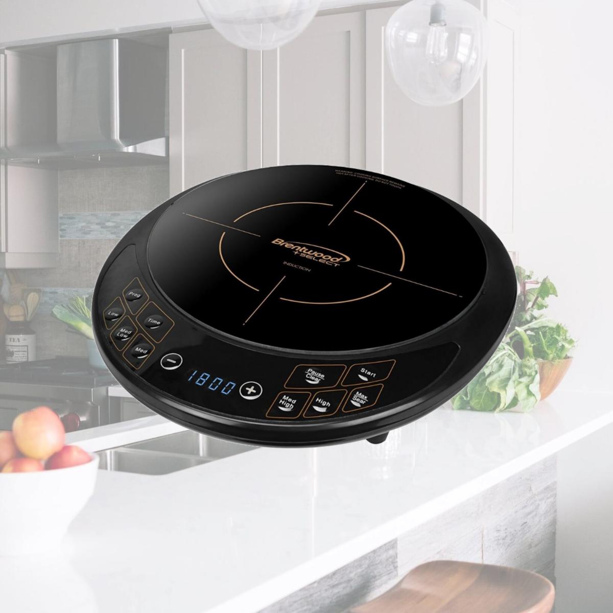 Picture of Brentwood TS-391 Single Electric Induction Cooktop, Black