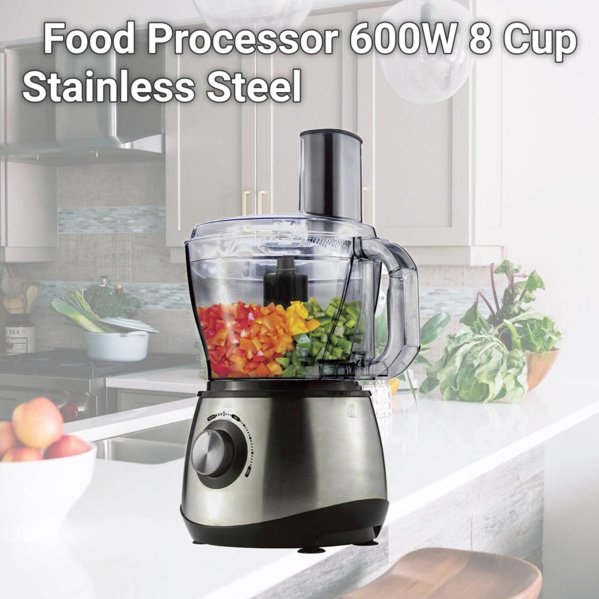Picture of Brentwood FP-581 Food Processor 600W 8 Cup Stainless Steel