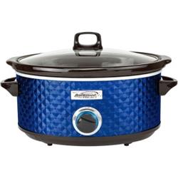 Sc-157n 7 Qt. Bs Slow Quilted Cooker, Blue