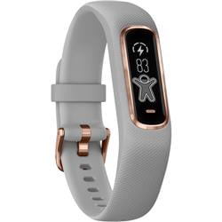 Garmin USA 010-01995-12 Vivosmart 4 Smart Activity Tracker Watch, Grey & Rose Gold - Small 