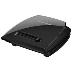 Gr380vb George Foreman 8-serving Classic Plate Electric Indoor Grill & Panini Press With Adjustable Temperature - Black