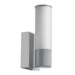 Vld-811w-sc 1 Light Led Wall Sconce, Satin Chrome Finish - White Frosted Glass