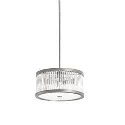 Gge-134p-sc 4 Light Pendant With Crystal Rods, Satin Chrome Finish