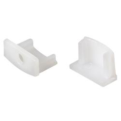 End Cap For Ld-trk-lpe1 Series, White - 2 Piece