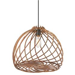 Lil-171p-wd 1 Light Incandescent Pendant, Wood - 12 X 17 X 17 In.