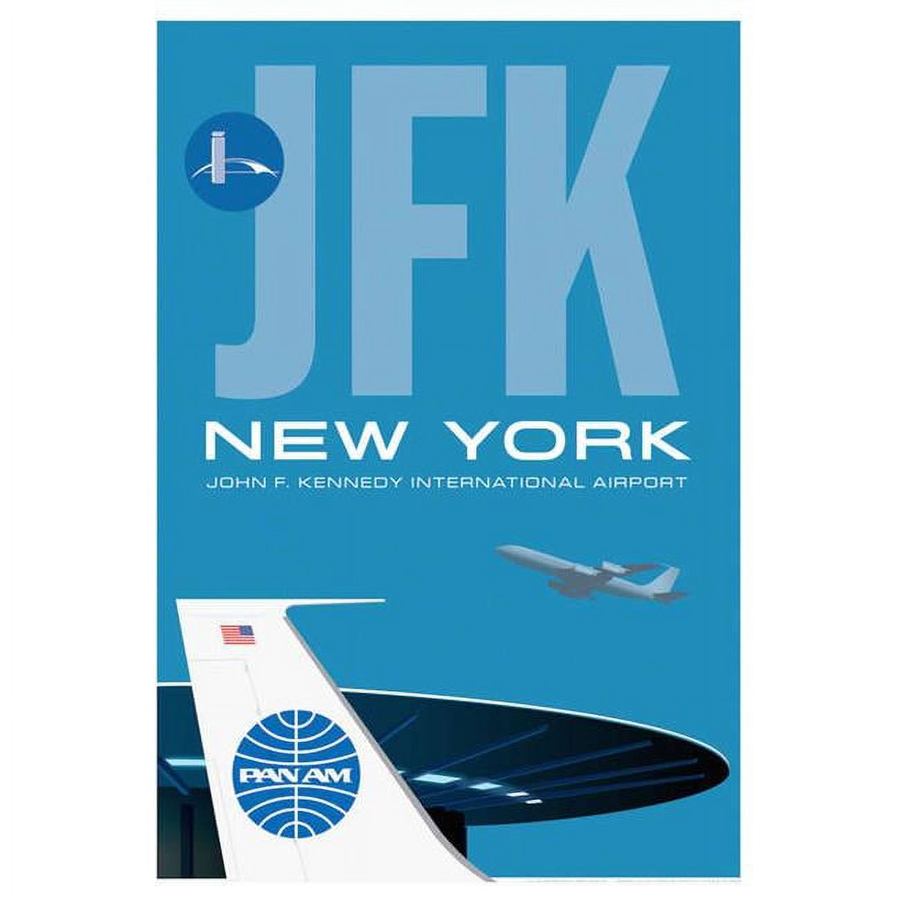 Ja022 14 X 20 In. Jfk Worldport Airport Poster