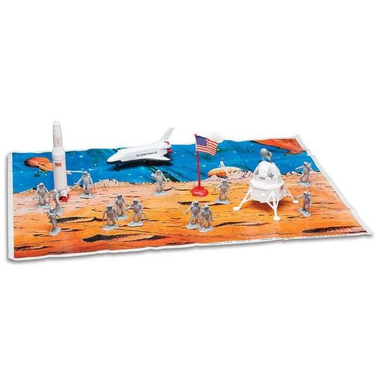 Space Adventure Hfl999 Space Exploration Playset With Playmat - 20 Piece