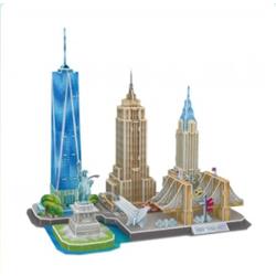 Cityline Series New York 3d Puzzle - 123 Piece