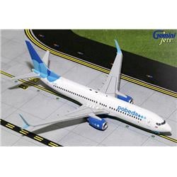 Gemini Jets G2pbd561 7 X 7.75 In. No. Vp-bpj 737-800 Diecast Model Pobeda Boeing With Scale 1 By 200