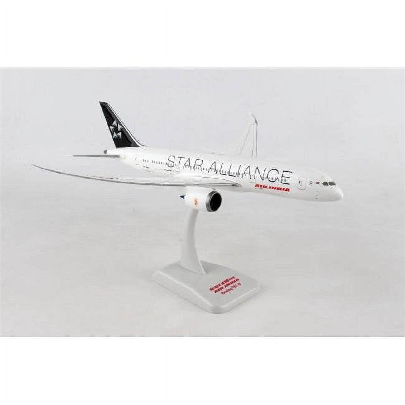 Hogan Wings Hg10277g Air India 787-8 1-200 Star Alliance With Gear & Stand Airplane Model