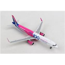 Ph1840 Wizz Air Airbus A321w Scale 1 By 400 100th Reg No. Ha-ltd