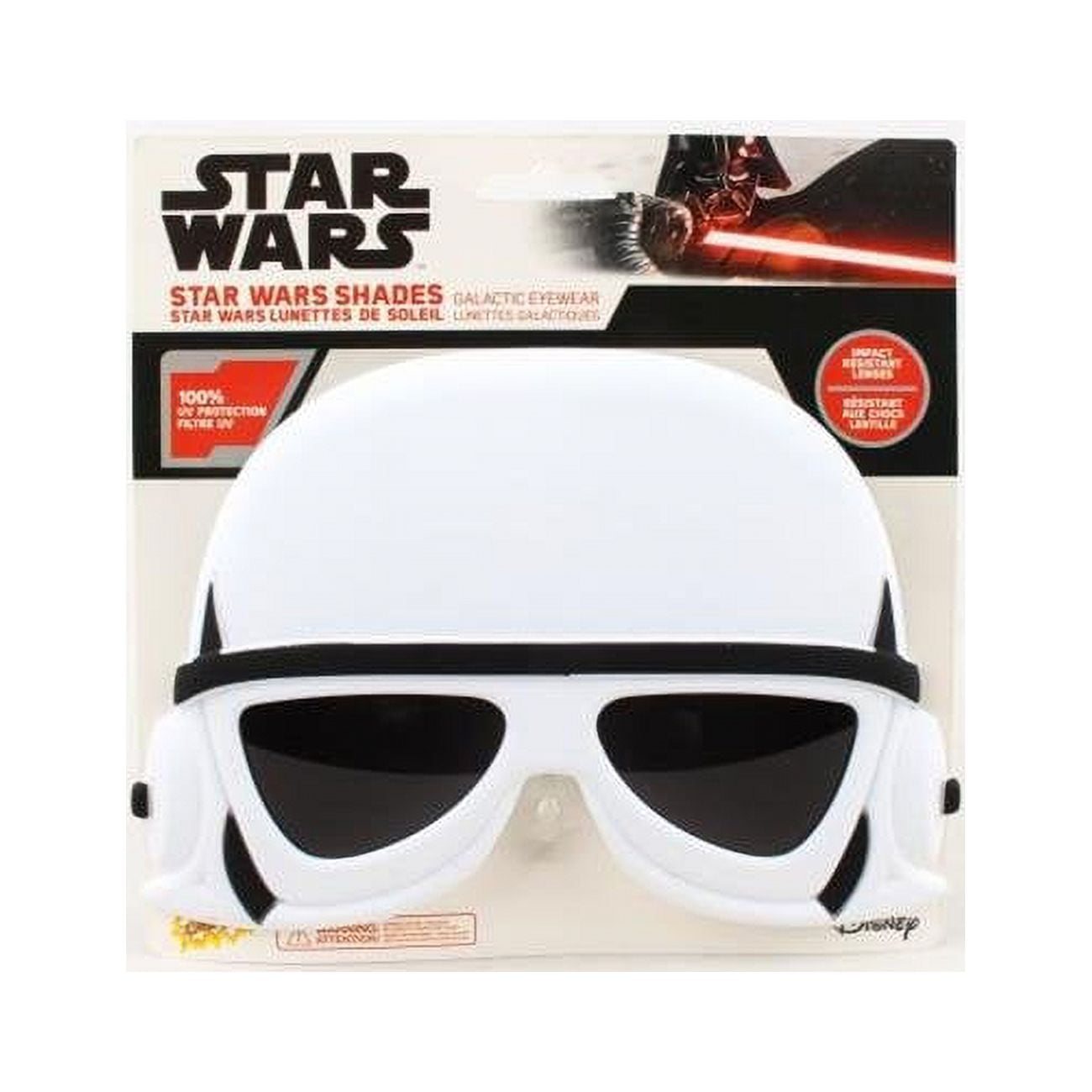 Sunstaches Sg3450 Star Wars Storm Trooper, Black & White