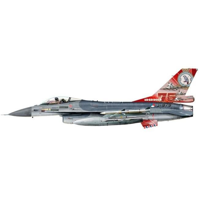 He580403 1 By 200 Scale Royal Netherlands Air Force F-16a 322 Squadron 75th Anniversary Model Aircraft