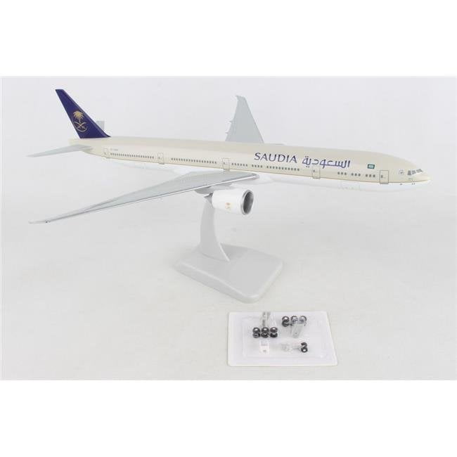 Hogan Wings Hg11175g 1 By 200 Scale Saudi 777-300er Model Airliner With Gear, Registration No.hz-ak45