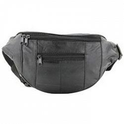 204blk Round Fanny Pack - Black