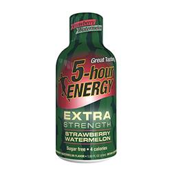 5 Hour Energy 741249 1.93 Oz Extra Strength Energy Shot Strawberry Watermelon - Pack Of 4
